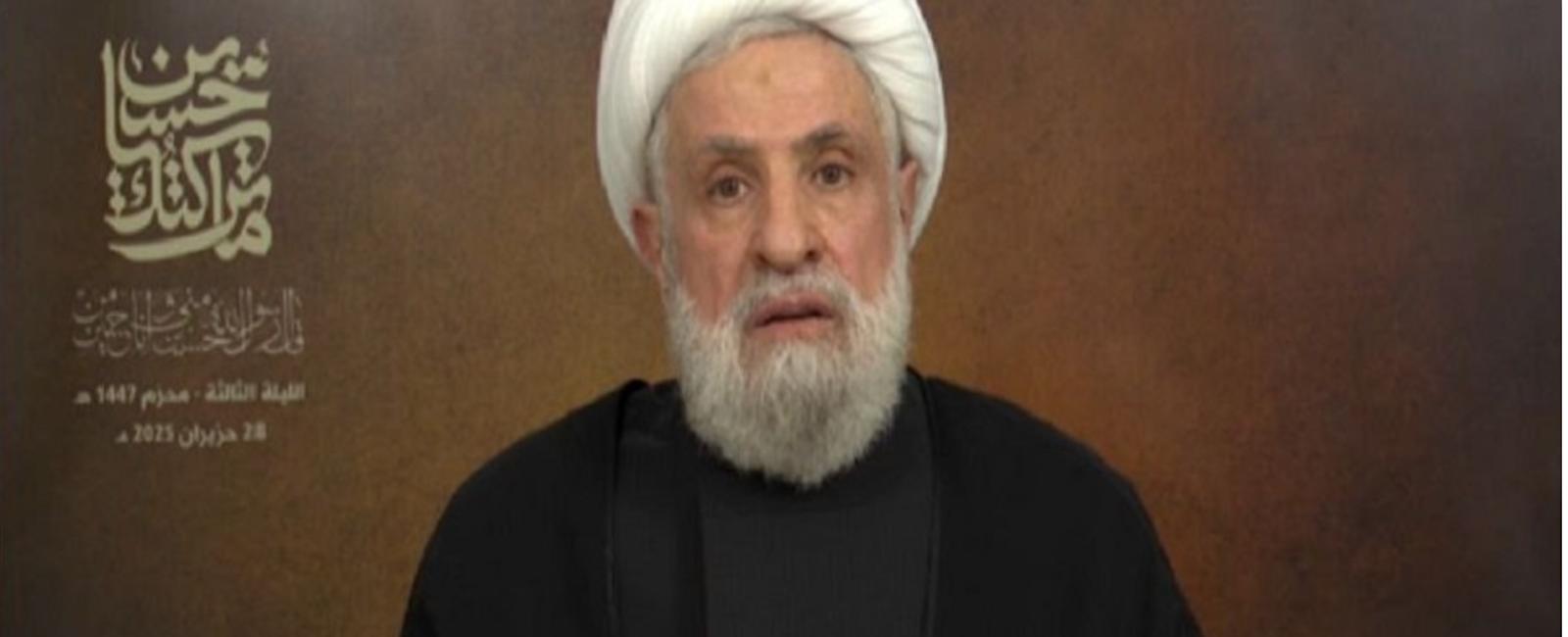 "لن نظل ساكتين إلى الأبد".. نعيم قاسم يهدّد ويتوعّد ويحمّل الدولة مسؤولية "العدوان"