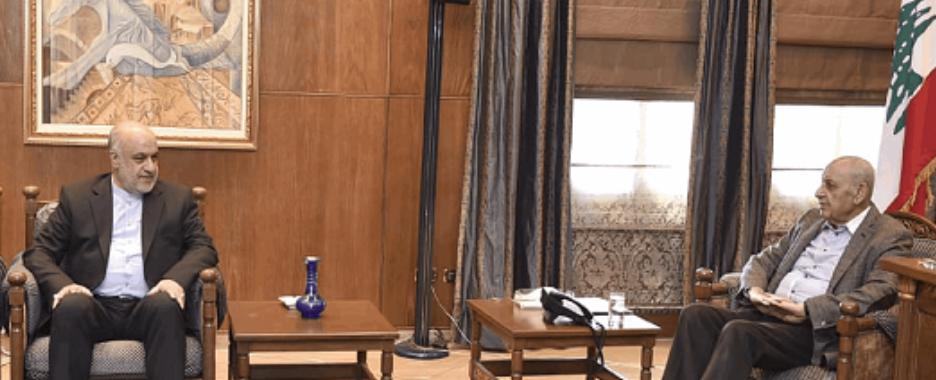 قبل وبعد زيارة باراك.. هل عقد بري اجتماعات سرّية مع السفير الإيراني للضغط بشأن مسألة السلاح ؟