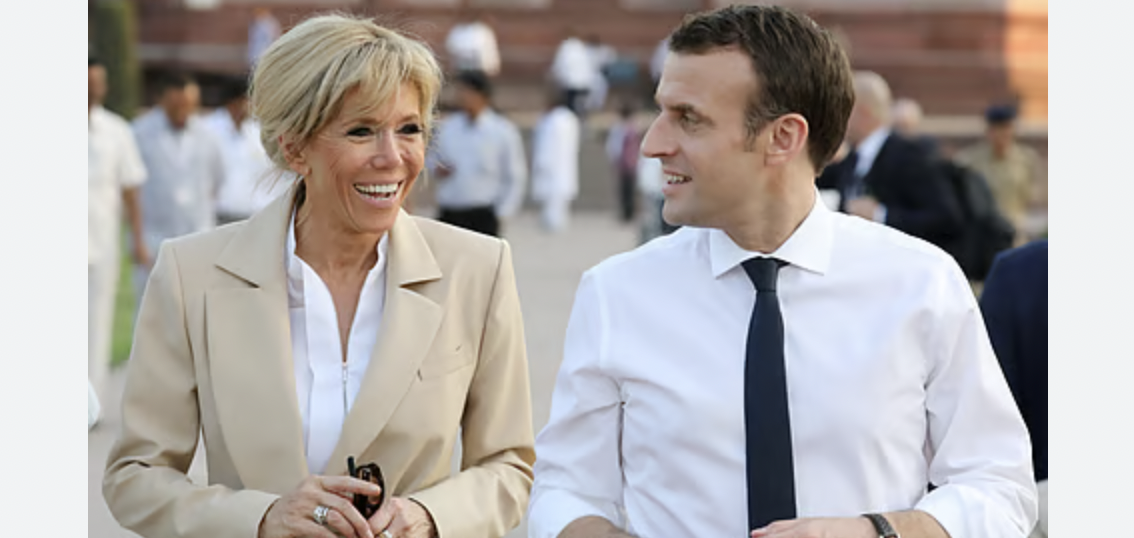وسط ضجة واسعة.. ماكرون يفضح الحقيقة وراء ادعاءات ولادة زوجته كذكر
