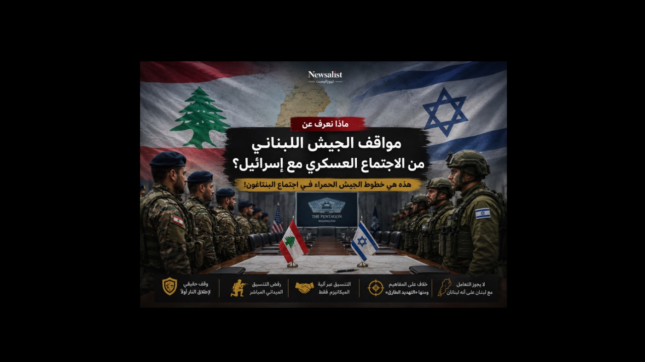 ماذا نعرف عن مواقف الجيش اللبناني من الاجتماع العسكري مع إسرائيل؟