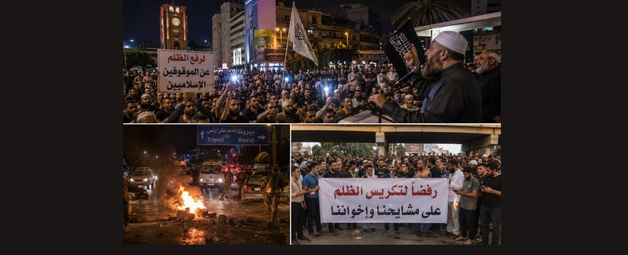 تحركات واعتراضات إسلاميّة على "العفو العام" وقطع طرقات في طرابلس واعتصام في عبرا