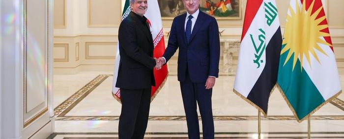 وصفها "المماعون" بأنّها "عاصمة الجواسيس الصهاينة""...بزشكيان في أربيل!