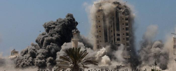 إسرائيل تبدأ تدمير أبراج غزة