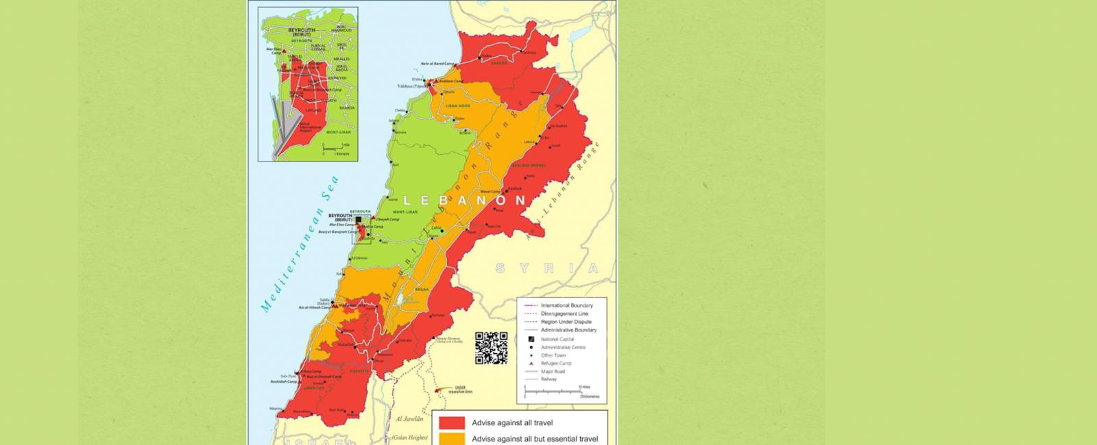 ما لم تقله إسرائيل بتهديداتها الحربية للبنان فعلته خريطة بريطانية!