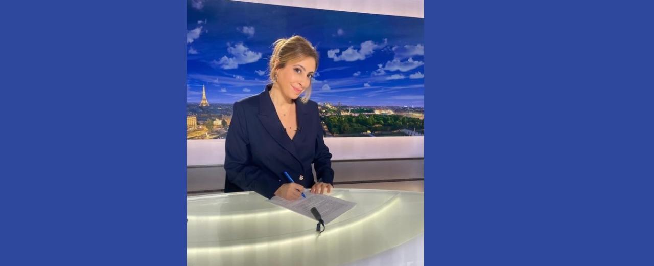 بعد ترشح شريكها للانتخابات الرئاسية.. ليا سلامة تترك عملها في التلفزيون الفرنسي