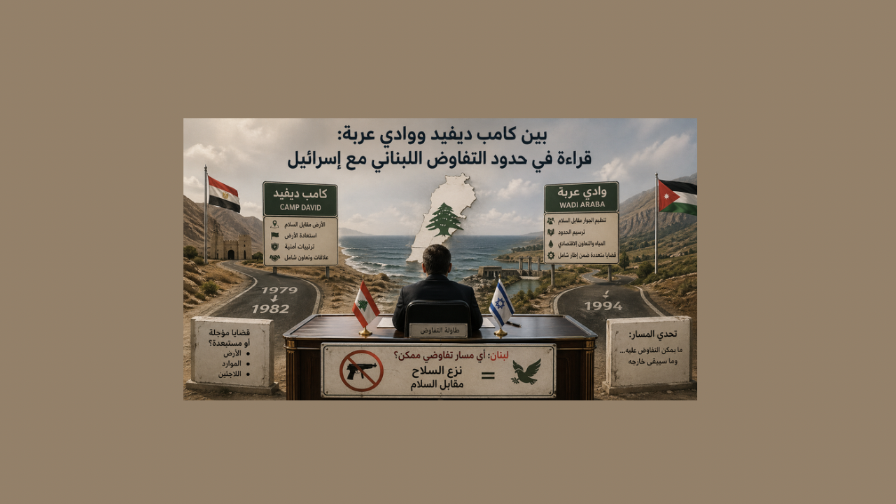     ماذا تعلّمنا كامب ديفيد ووادي عربة عن مفاوضات لبنان؟
