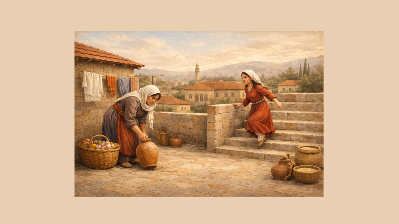 قصّة مثل مع نيوزاليست/  مثل اليوم: "طُبّ الجرّة على تِمها بتُطلَع البِنت لإمها"