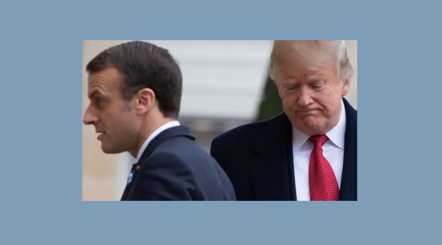 ماكرون يعلن "بدء المواجهة" مع اميركا- ترامب