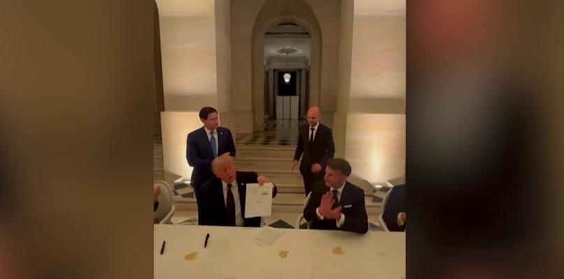 ترامب يوقّع الاتفاق الأميركي – الإيراني في فرساي… ومفاوضات التنفيذ تنطلق الجمعة في سويسرا