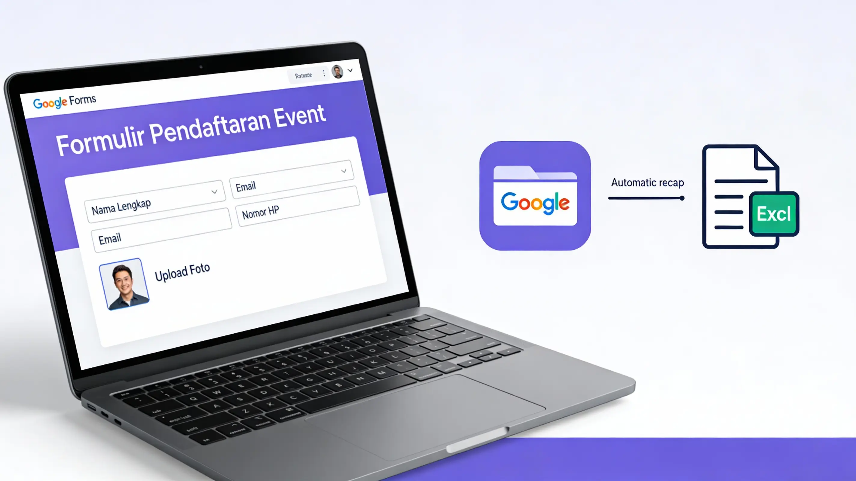 Free online registration form using Google Forms