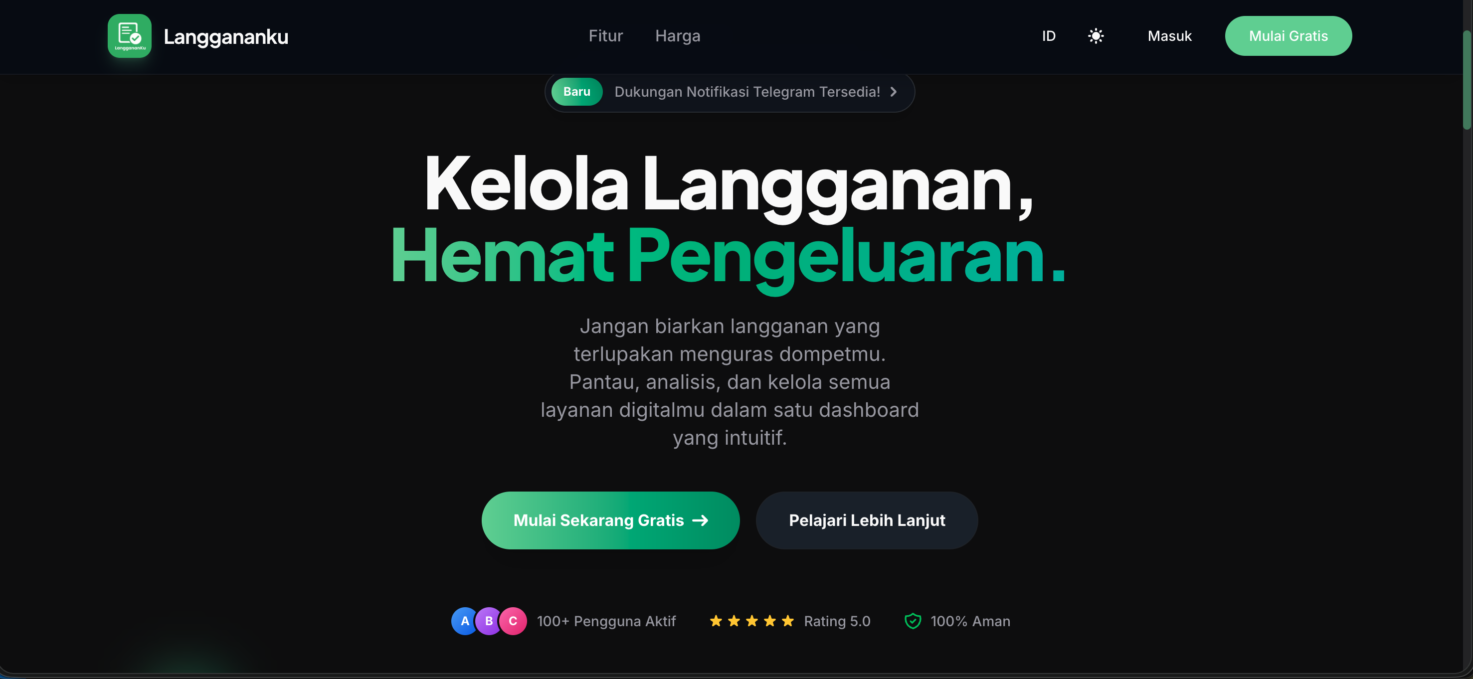 Langgananku screenshot 1