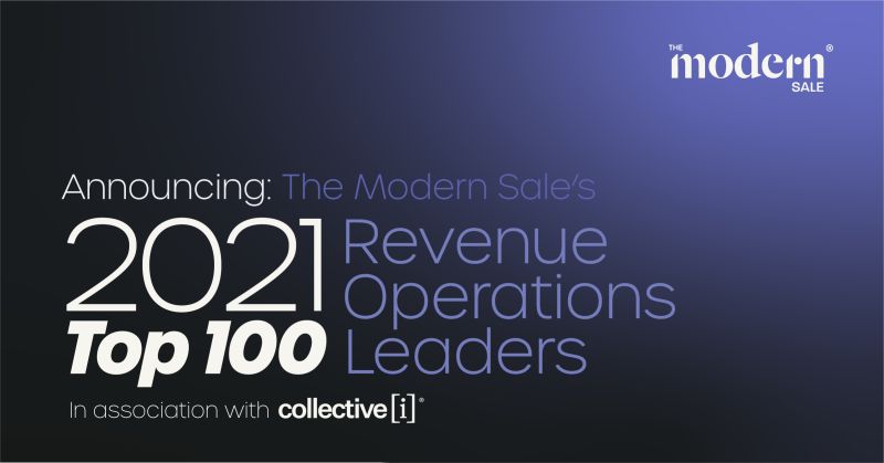 The Modern Sale and Collective[i] Announce the Inaugural Top 100 Revenue Operations Leaders of 2021