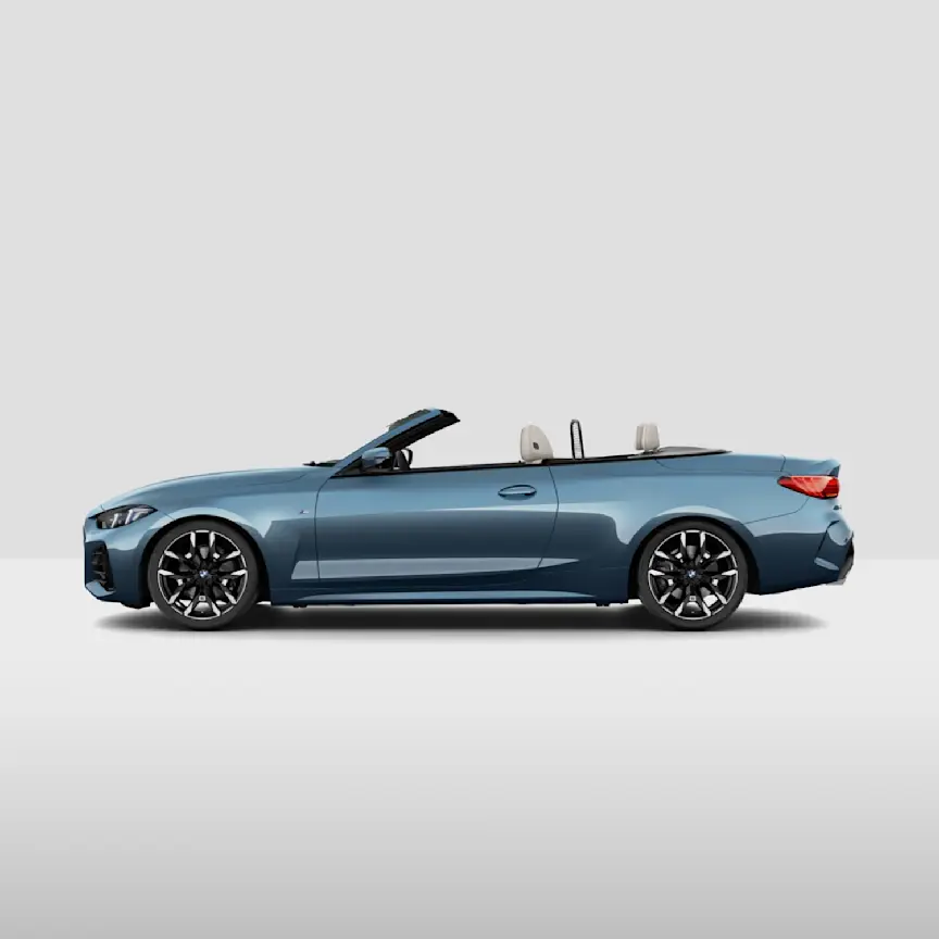 Modeloverzicht BMW 4 serie Cabrio zijkant