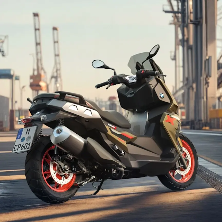 BMW C 400 X - Zijaanzicht