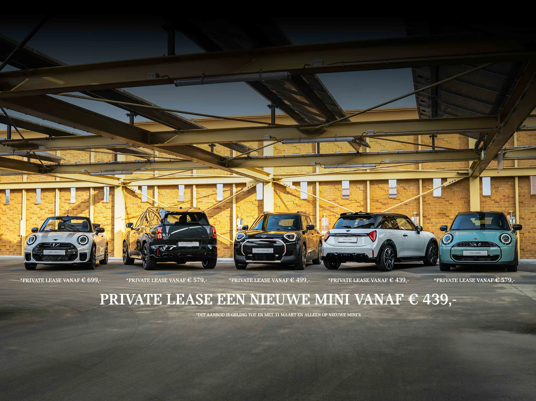 MINI Private Lease aanbiedingen