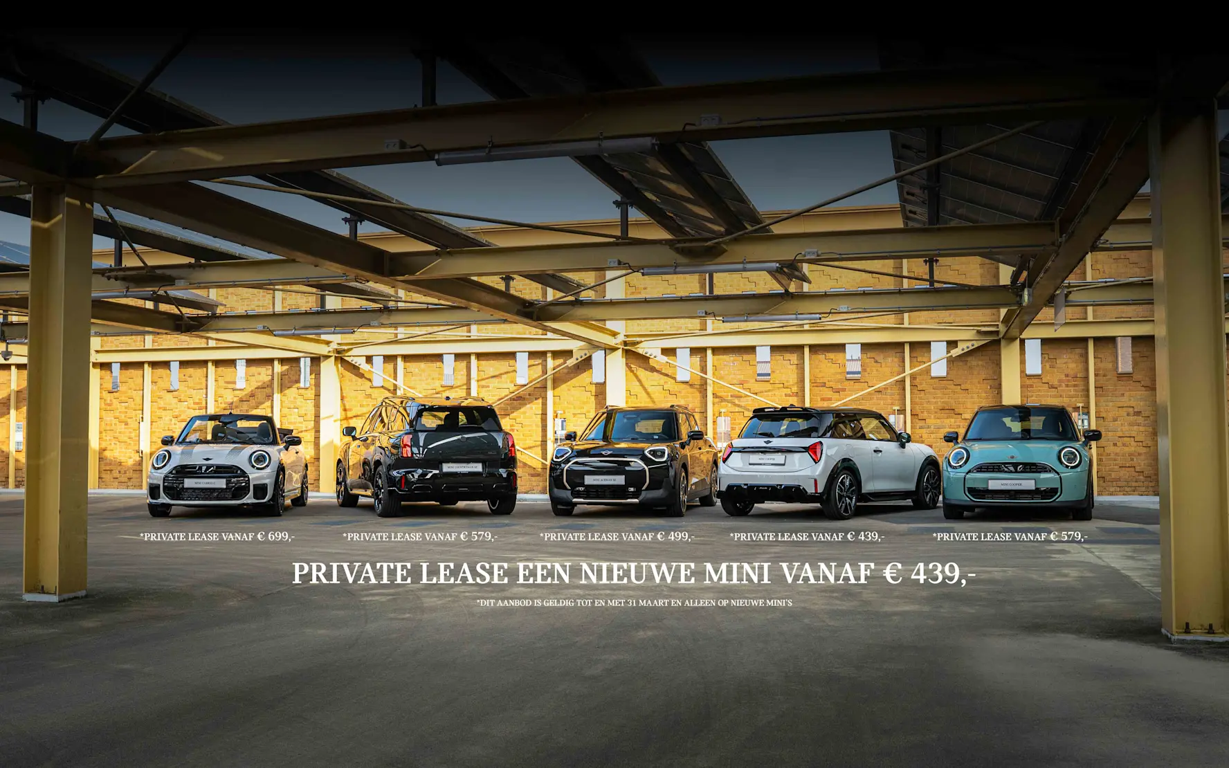 MINI Private Lease aanbiedingen