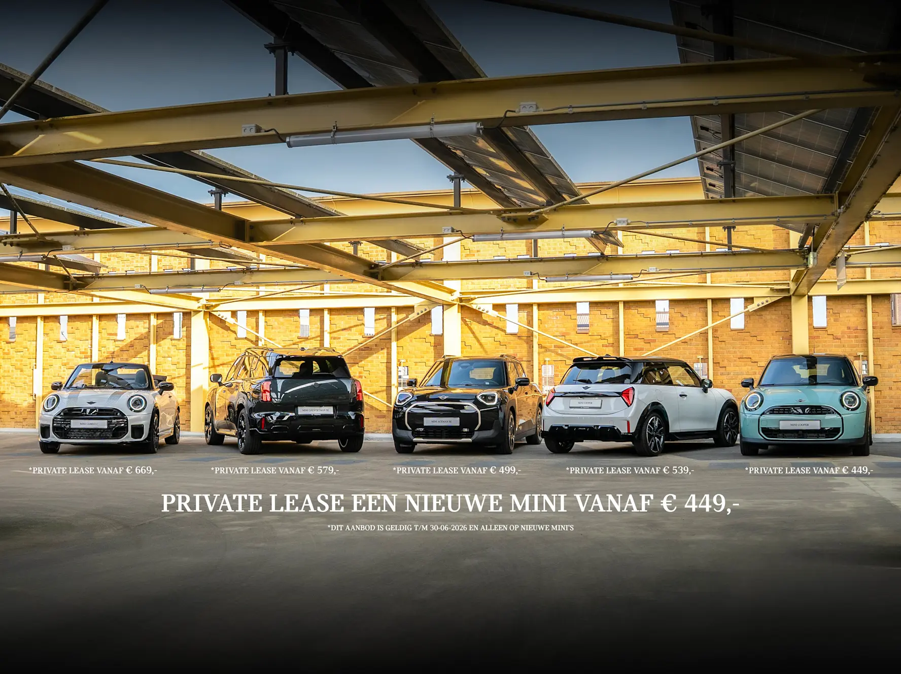 MINI Private Lease aanbiedingen