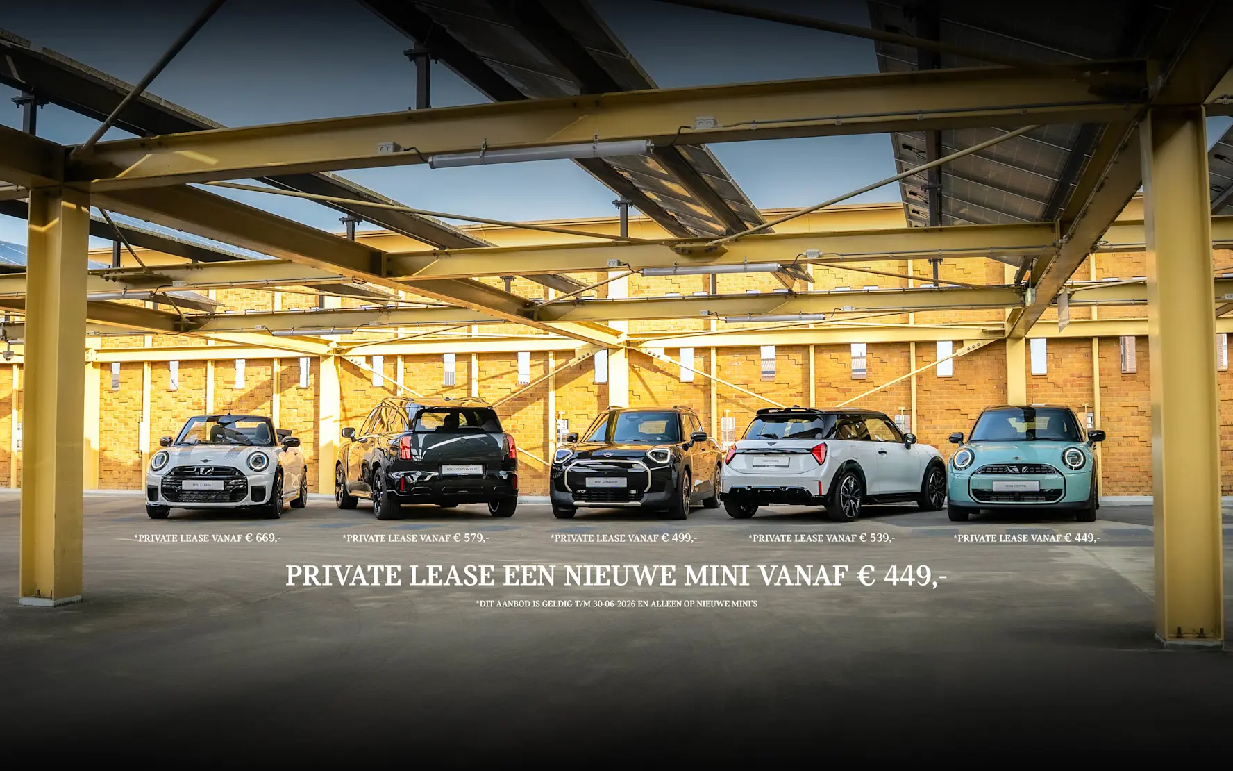 MINI Private Lease aanbiedingen