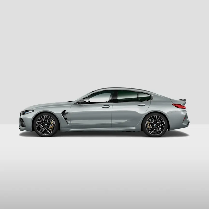 Modeloverzicht BMW M8 Gran Coupe zijkant