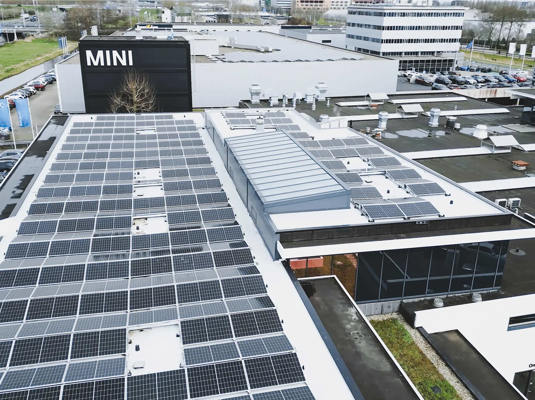 Zonnepanelen bij Dusseldorp Den Haag