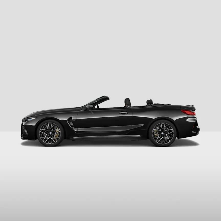 Modeloverzicht BMW M8 Cabrio zijkant