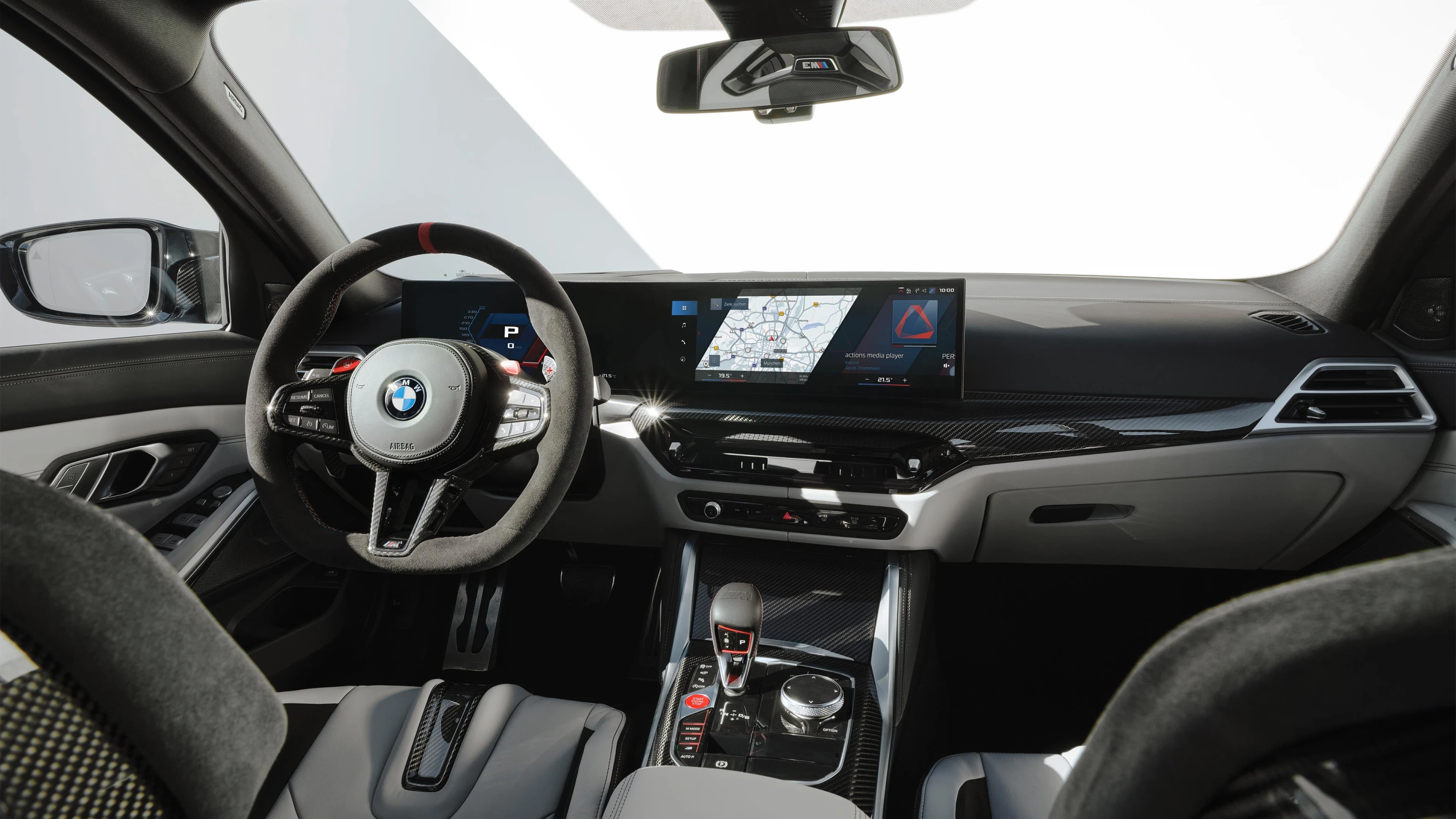 Interieur van de nieuwe BMW M3