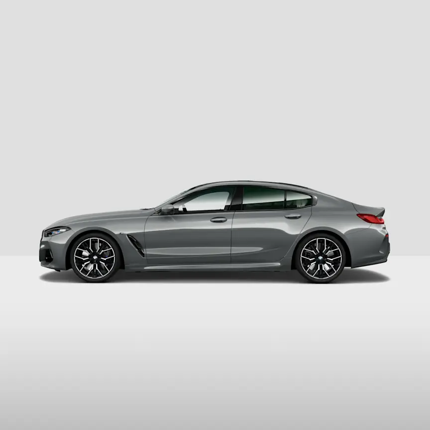 Modeloverzicht BMW 8 Serie Gran Coupe zijkant