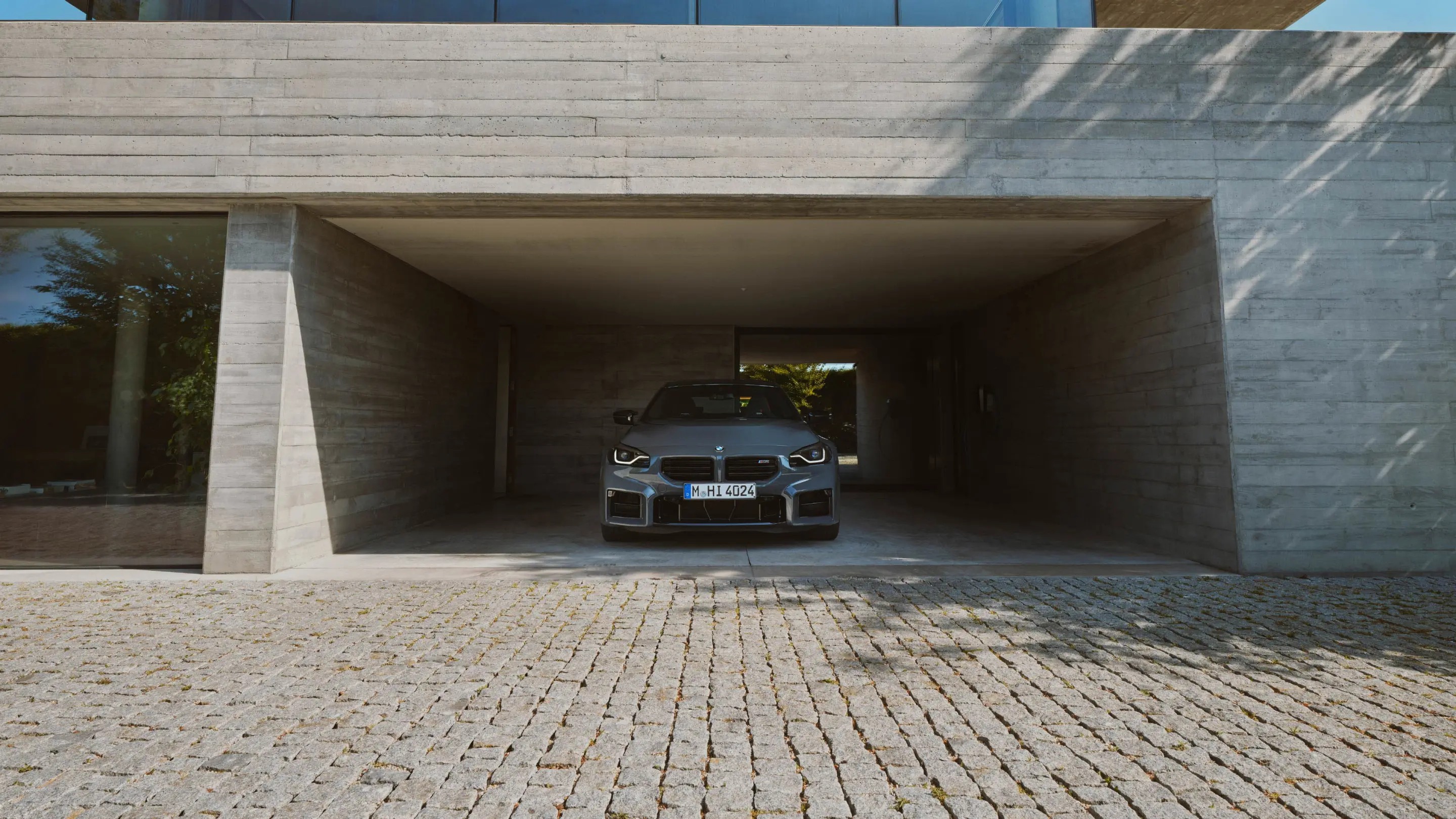 Voorkant van de nieuwe BMW M2 Coupé