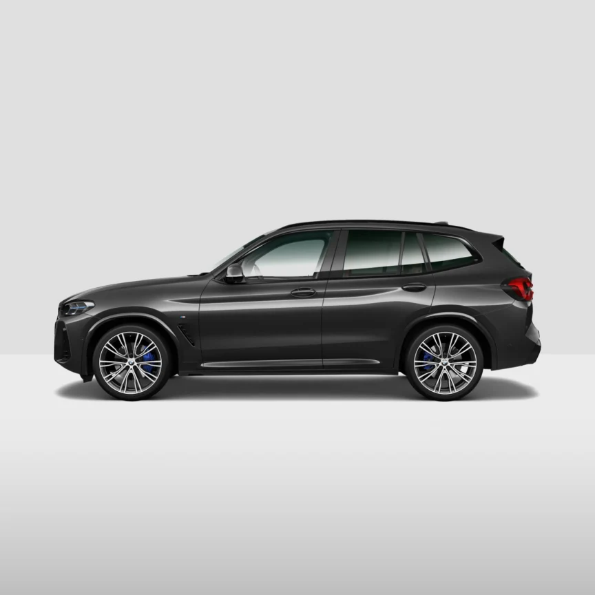 Modeloverzicht BMW X3 zijkant