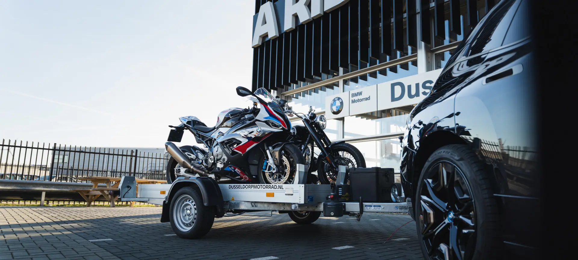 Aanhanger verhuur bij Dusseldorp Motorrad