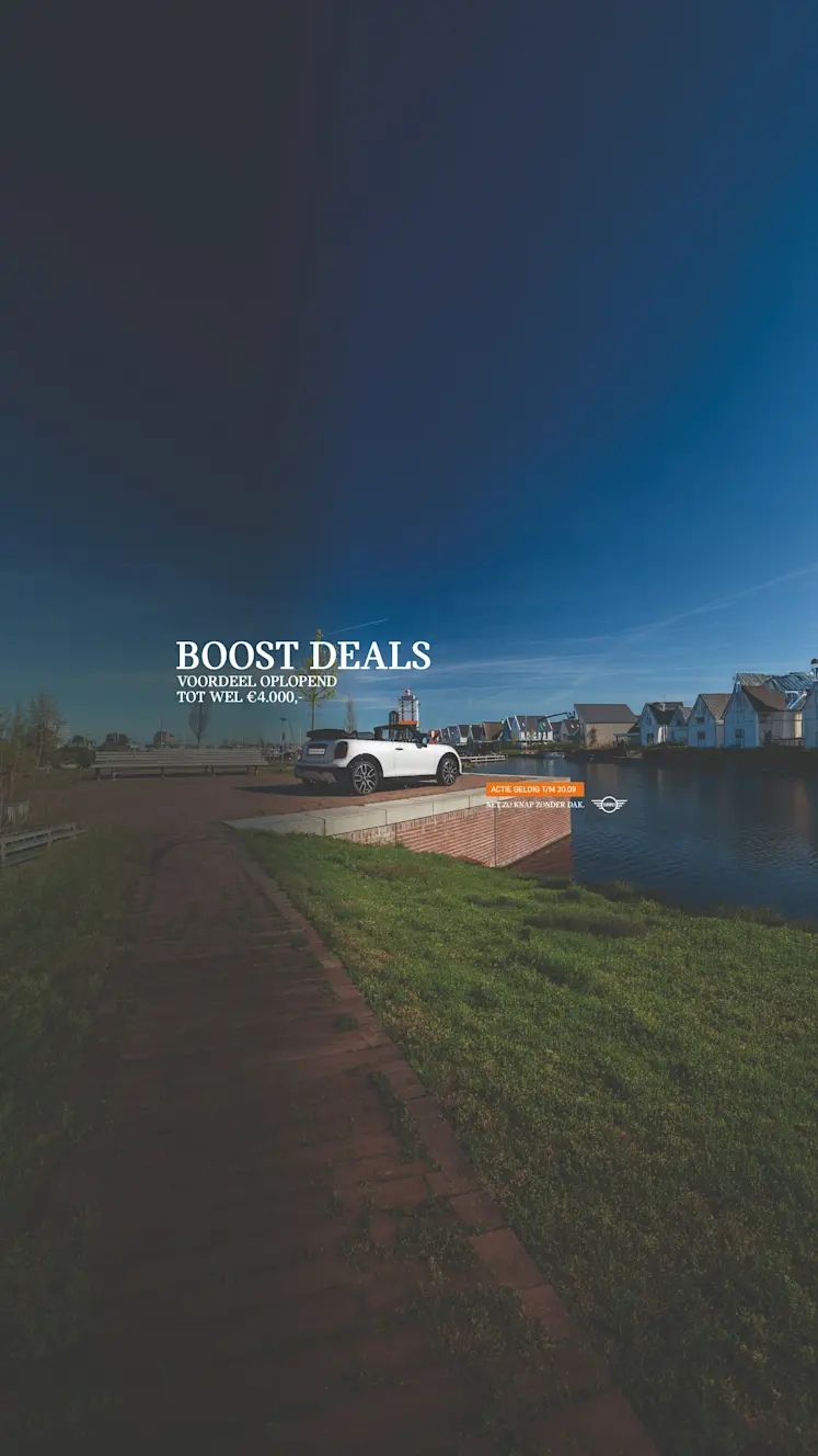 MINI - HERO - BOOST DEALS - Afbeelding