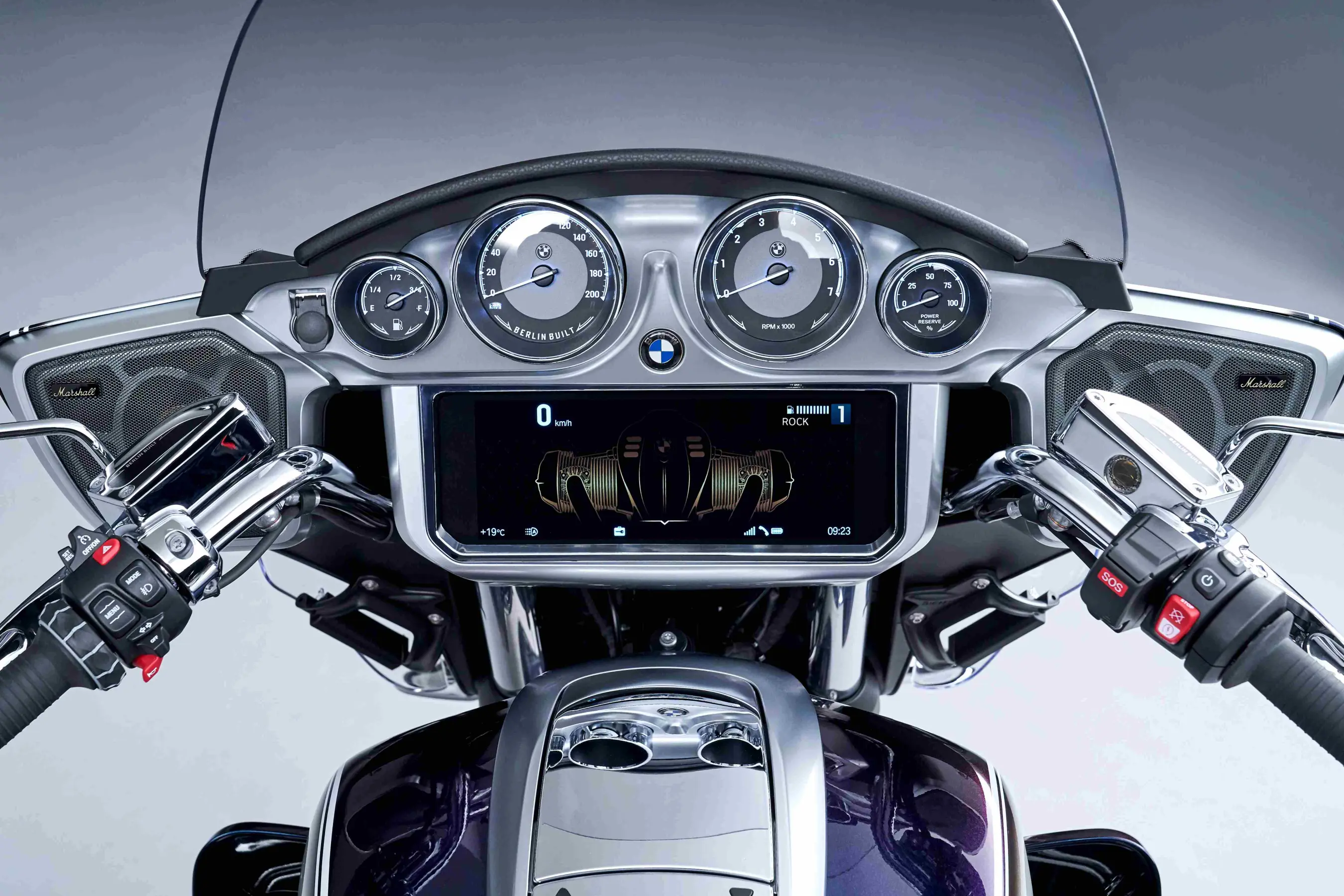 BMW R 18 Transcontinental -  De cockpit van de BMW R 18 Transcontinental 