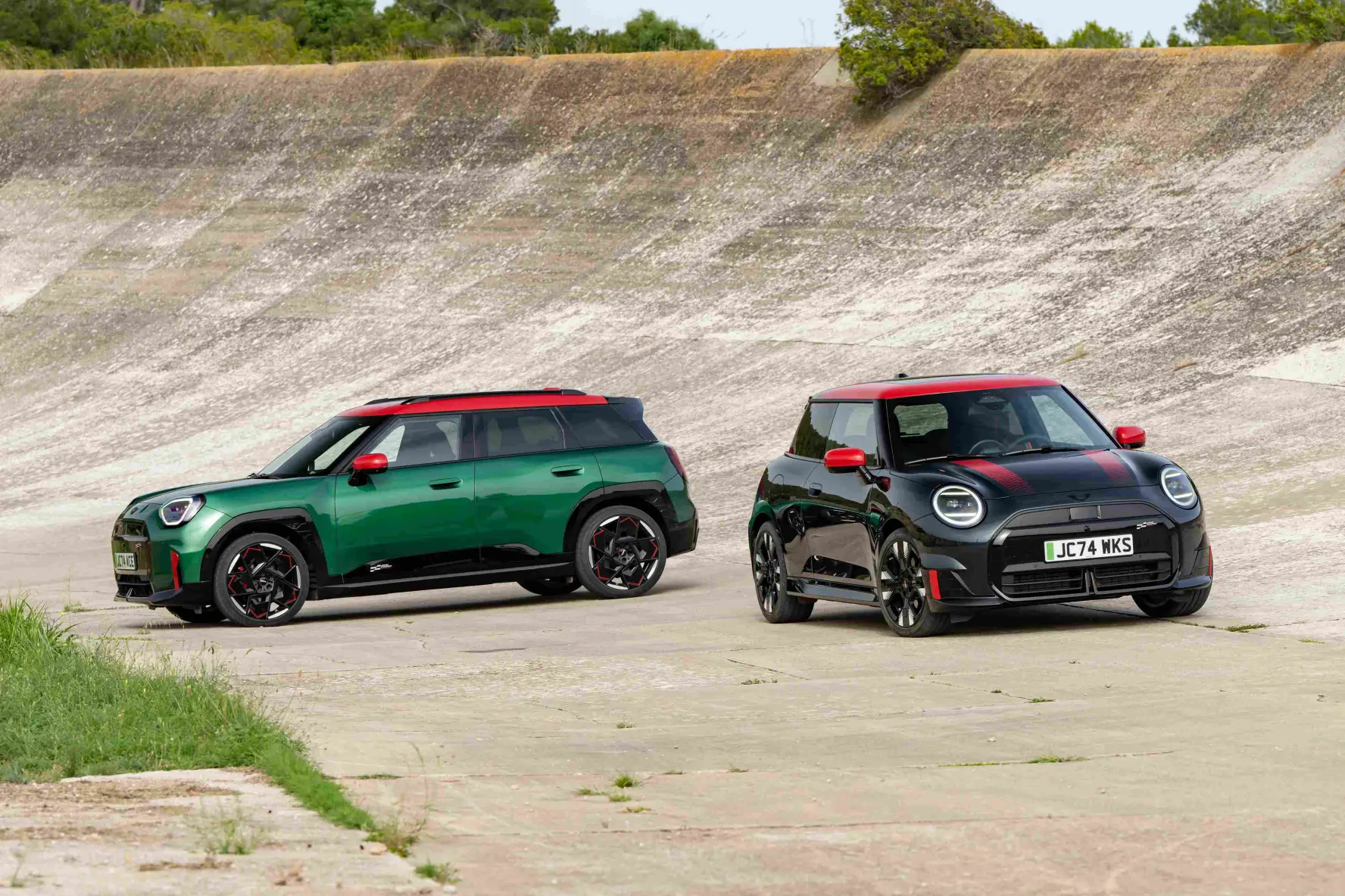 De nieuwe elektrische MINI JCW modellen