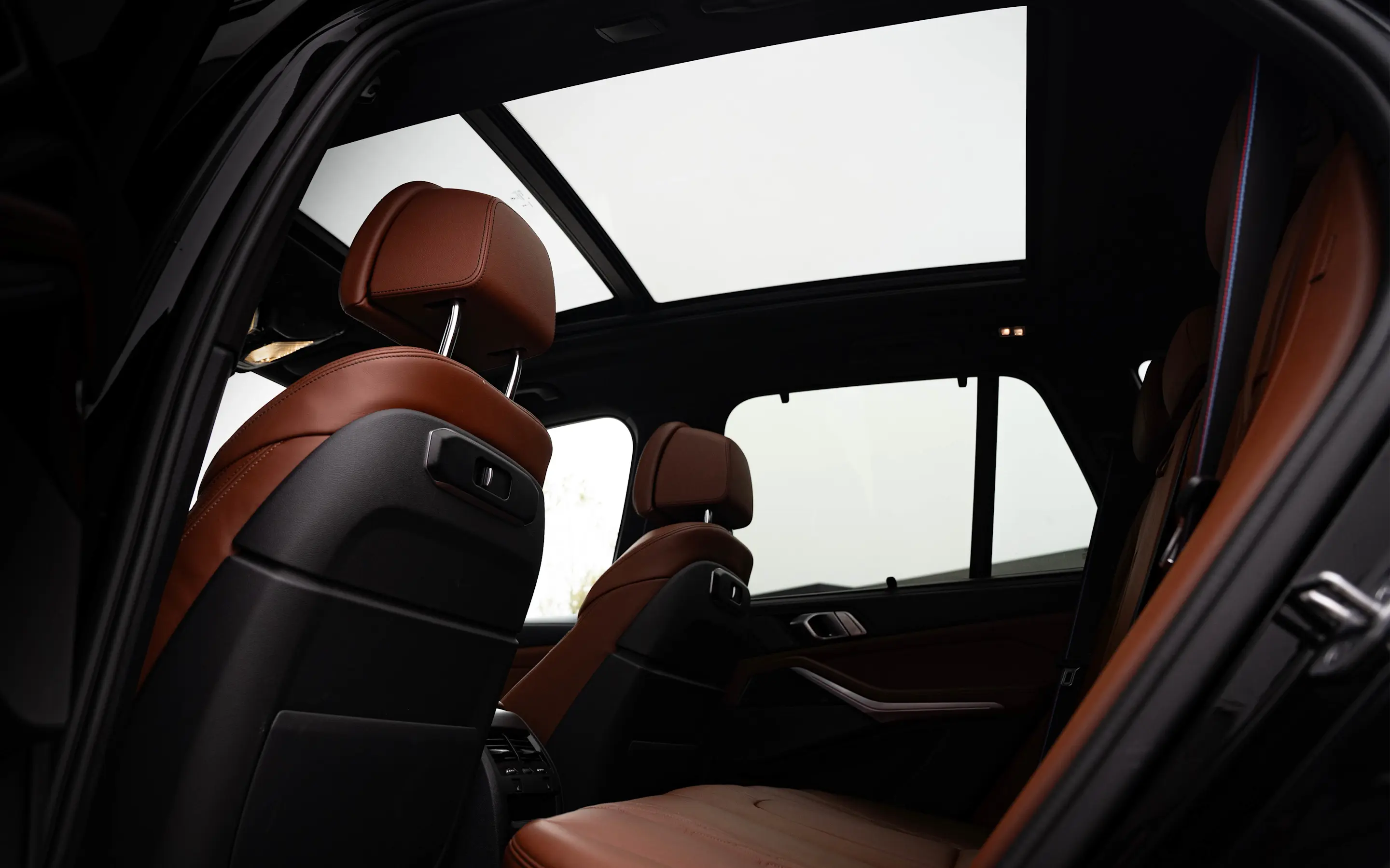 Het panoramadak van de BMW X5