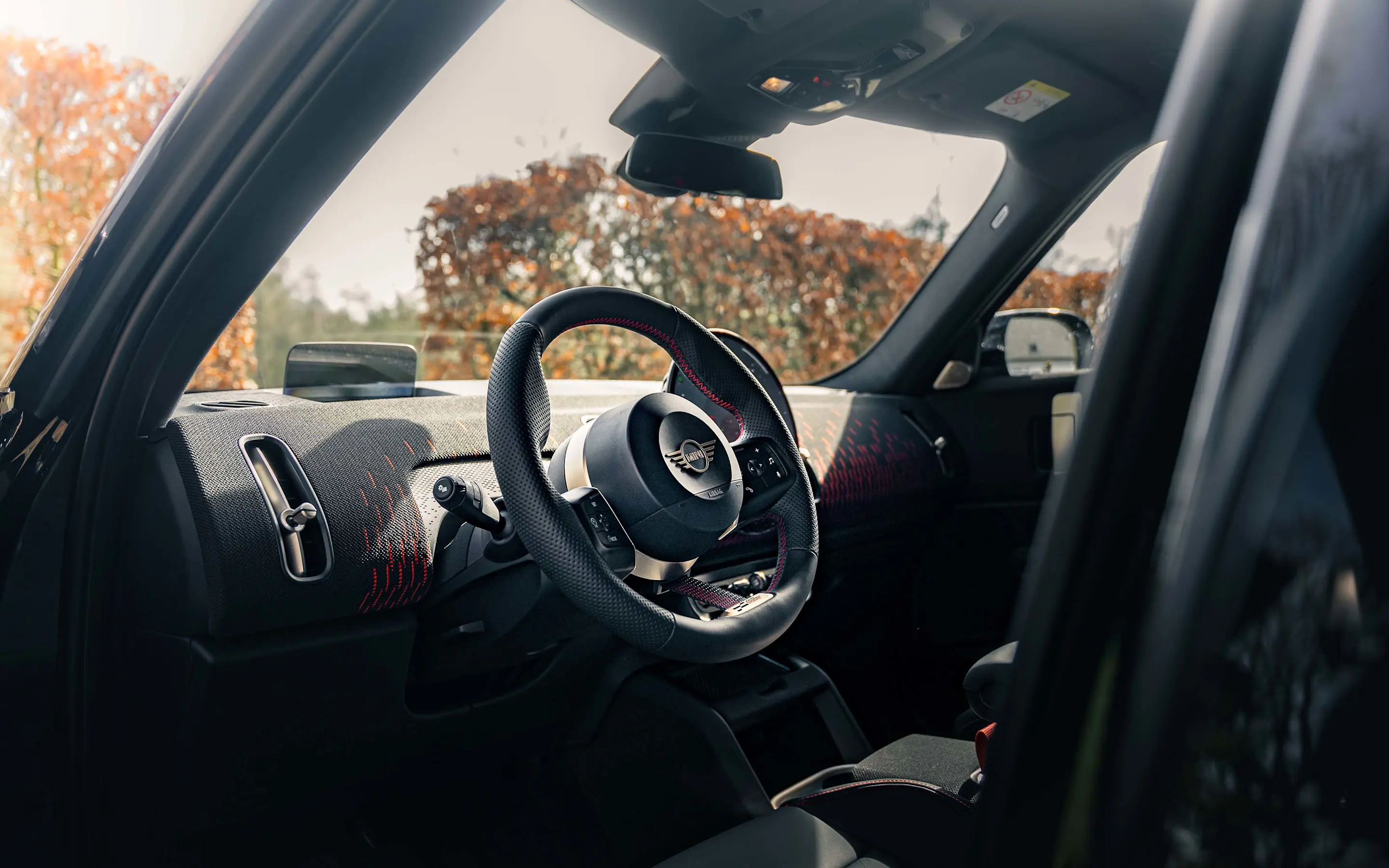 De MINI Countryman E stuuwiel