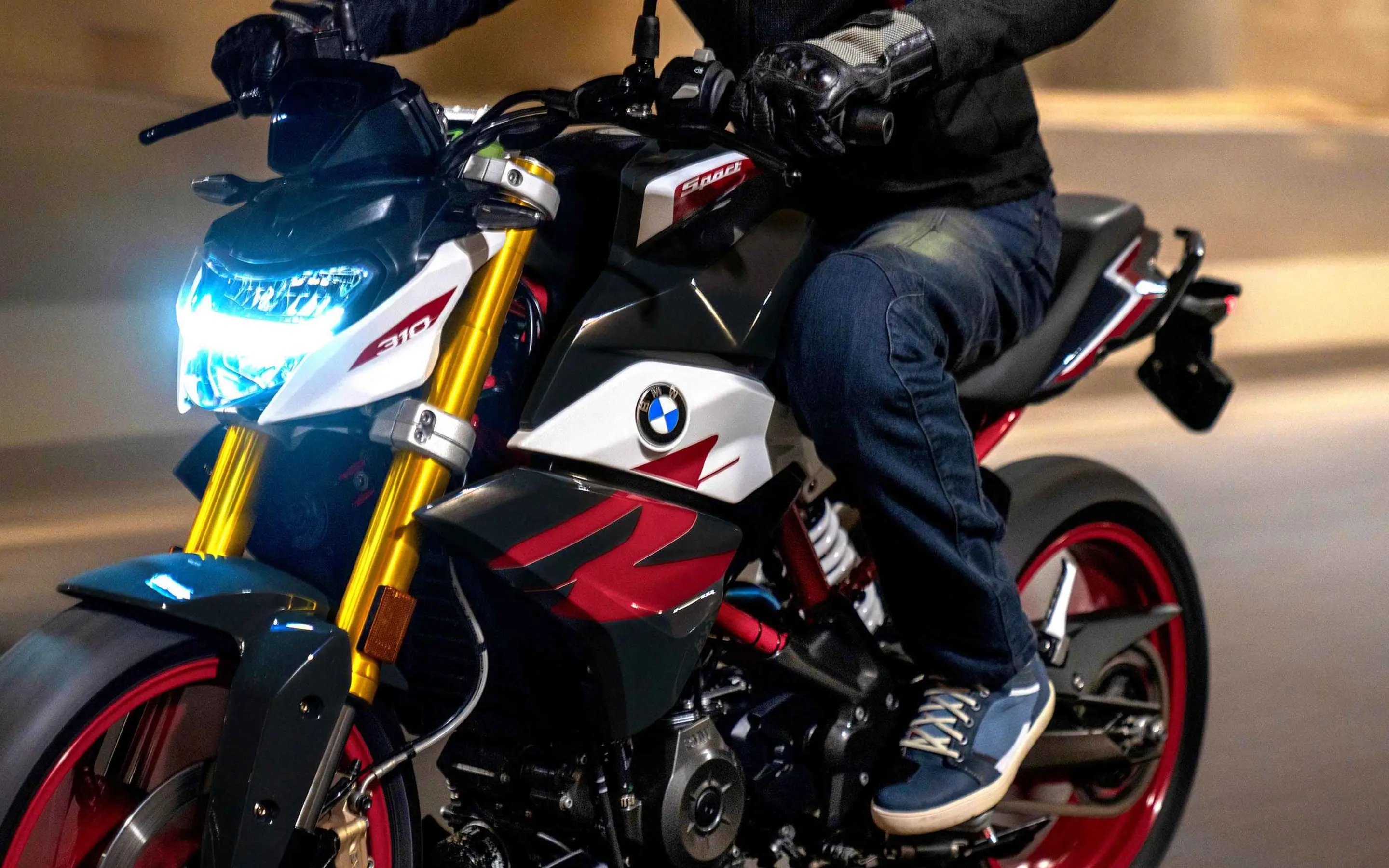 Details van de BMW G 310 R