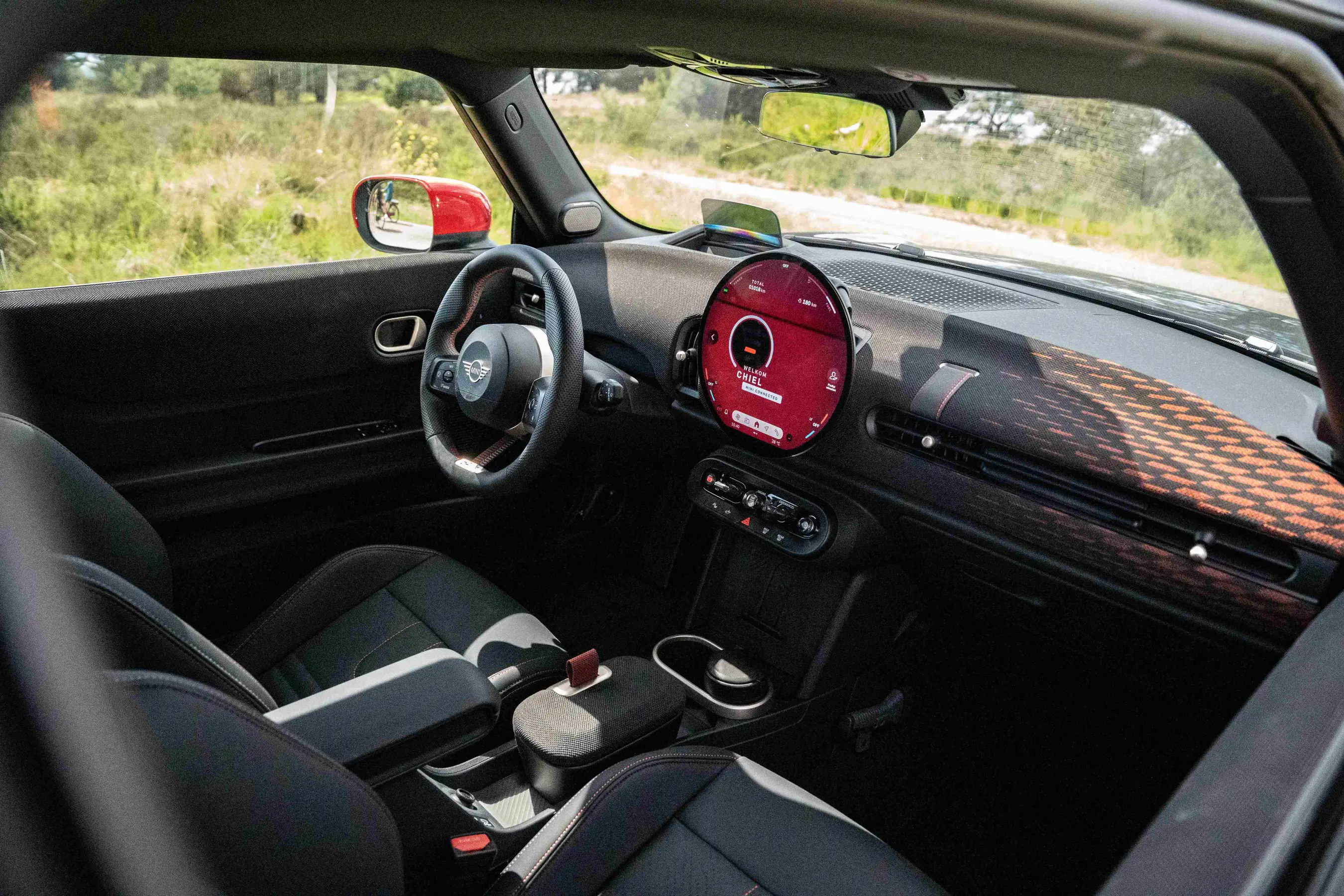 De cockpit van de MINI Cooper S