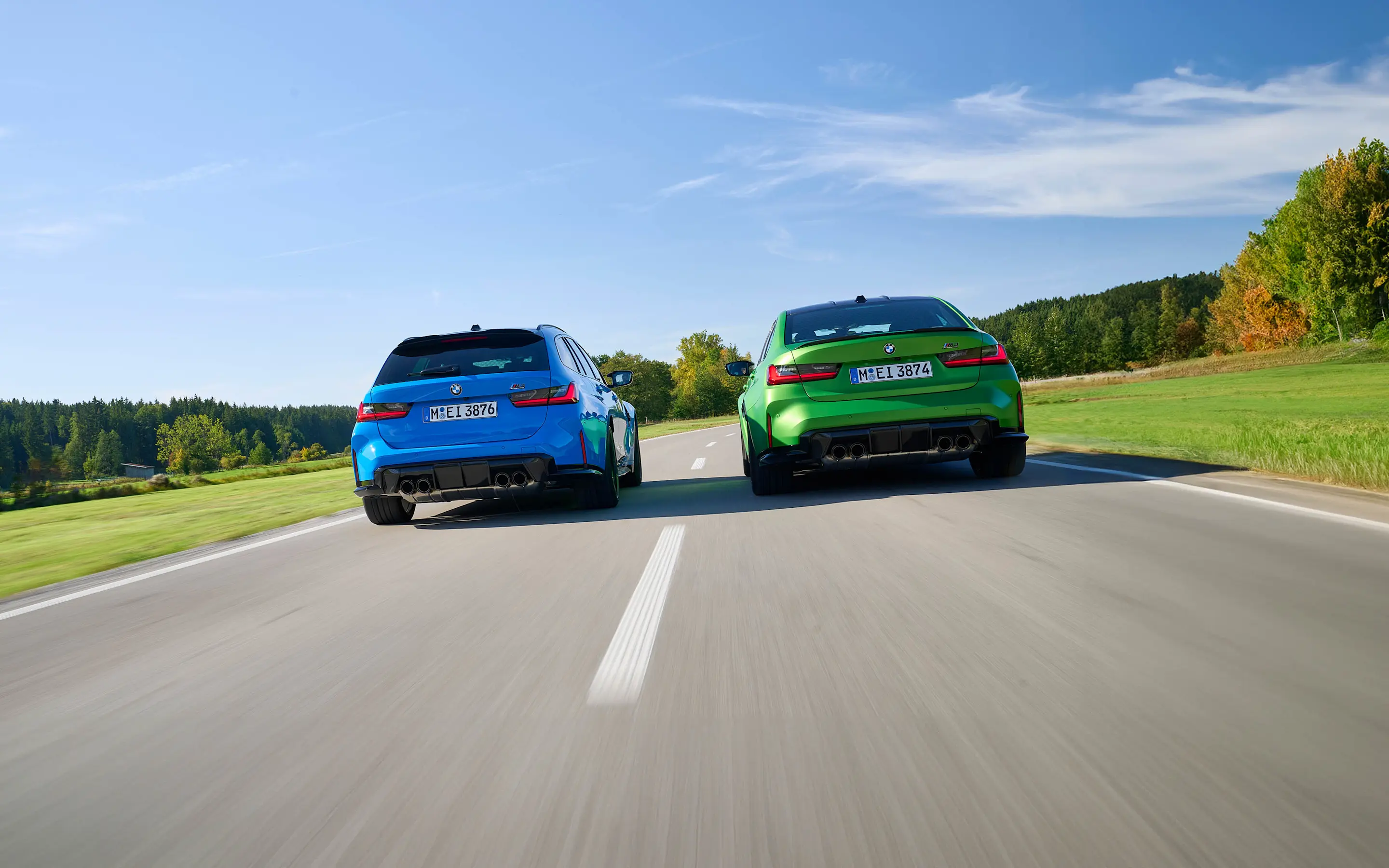 De nieuwe BMW M3 Sedan en BMW M3 Touring