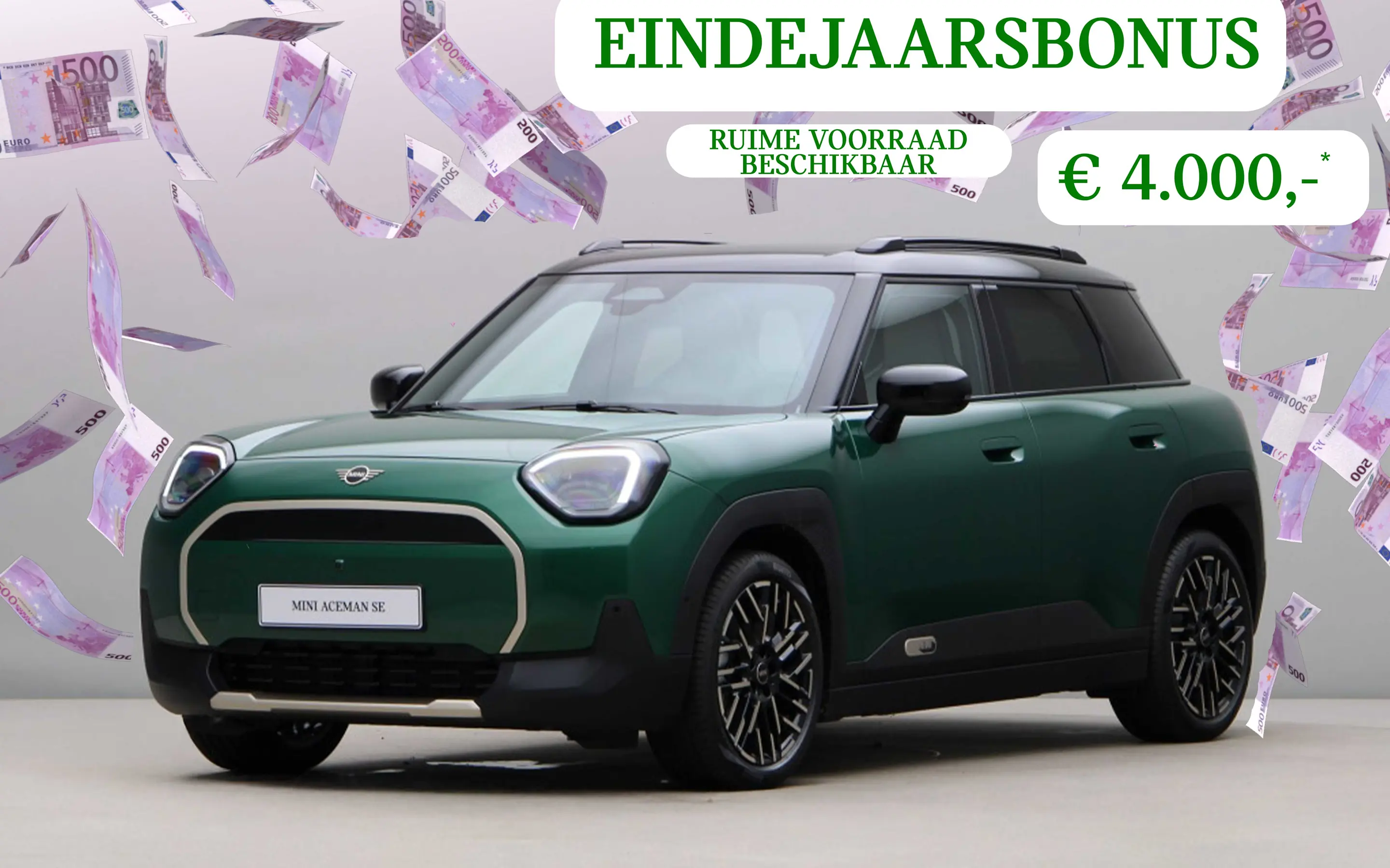 MINI Aceman Eindejaarsbonus