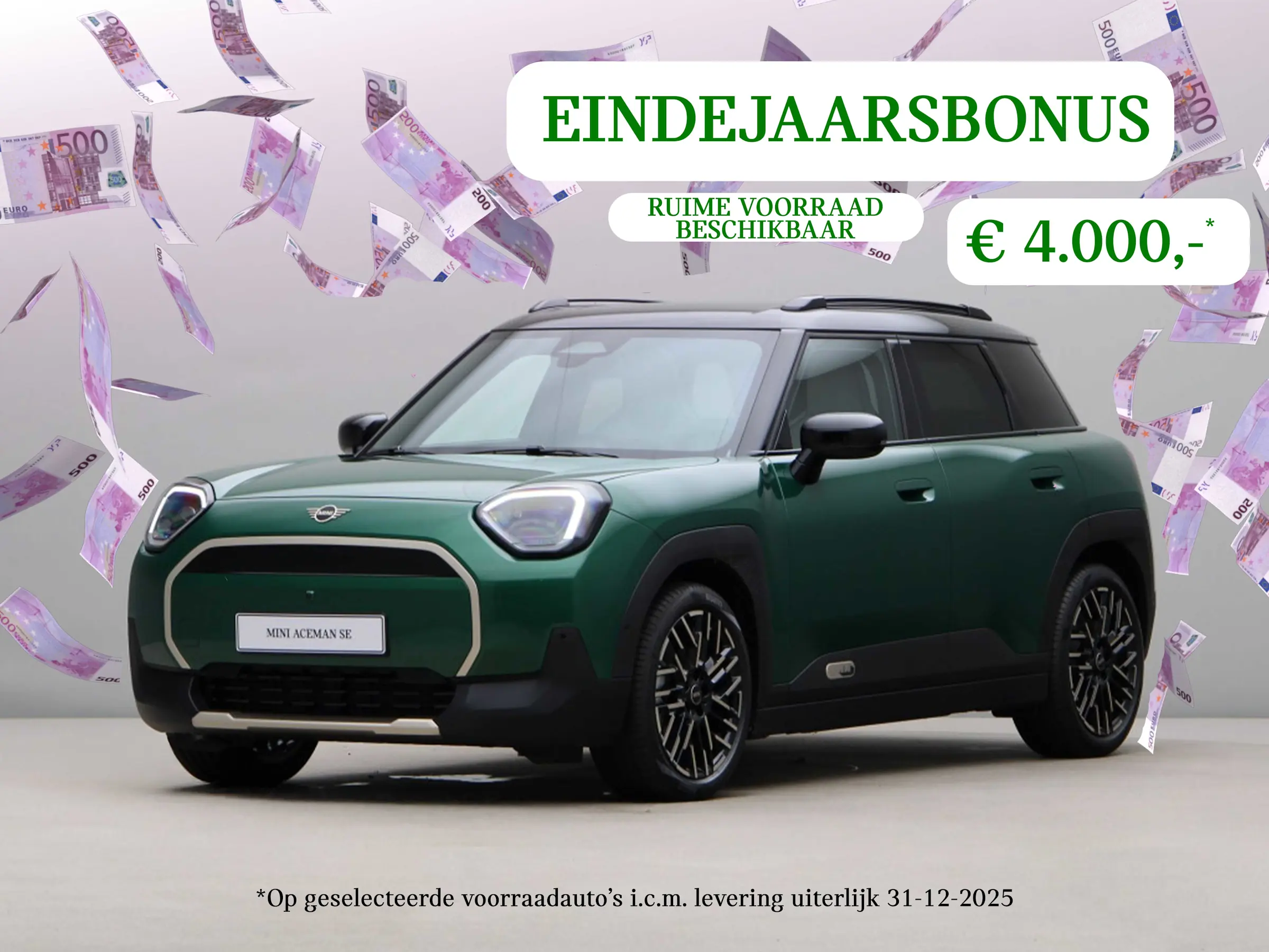 MINI Aceman Eindejaarsbonus