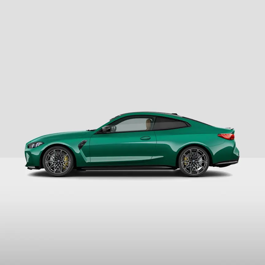 Modeloverzicht BMW M4 zijkant