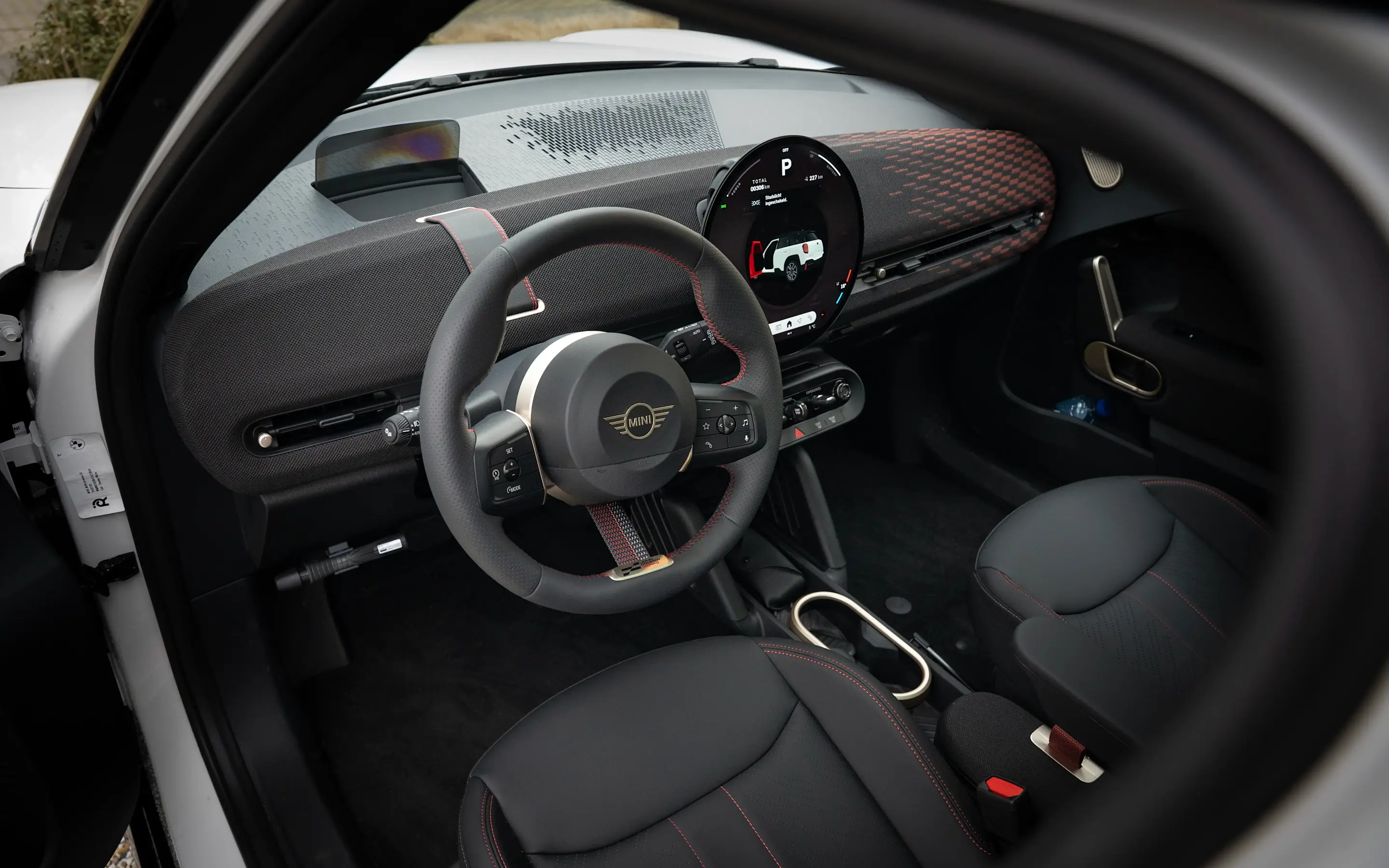 Het interieur van de MINI Aceman