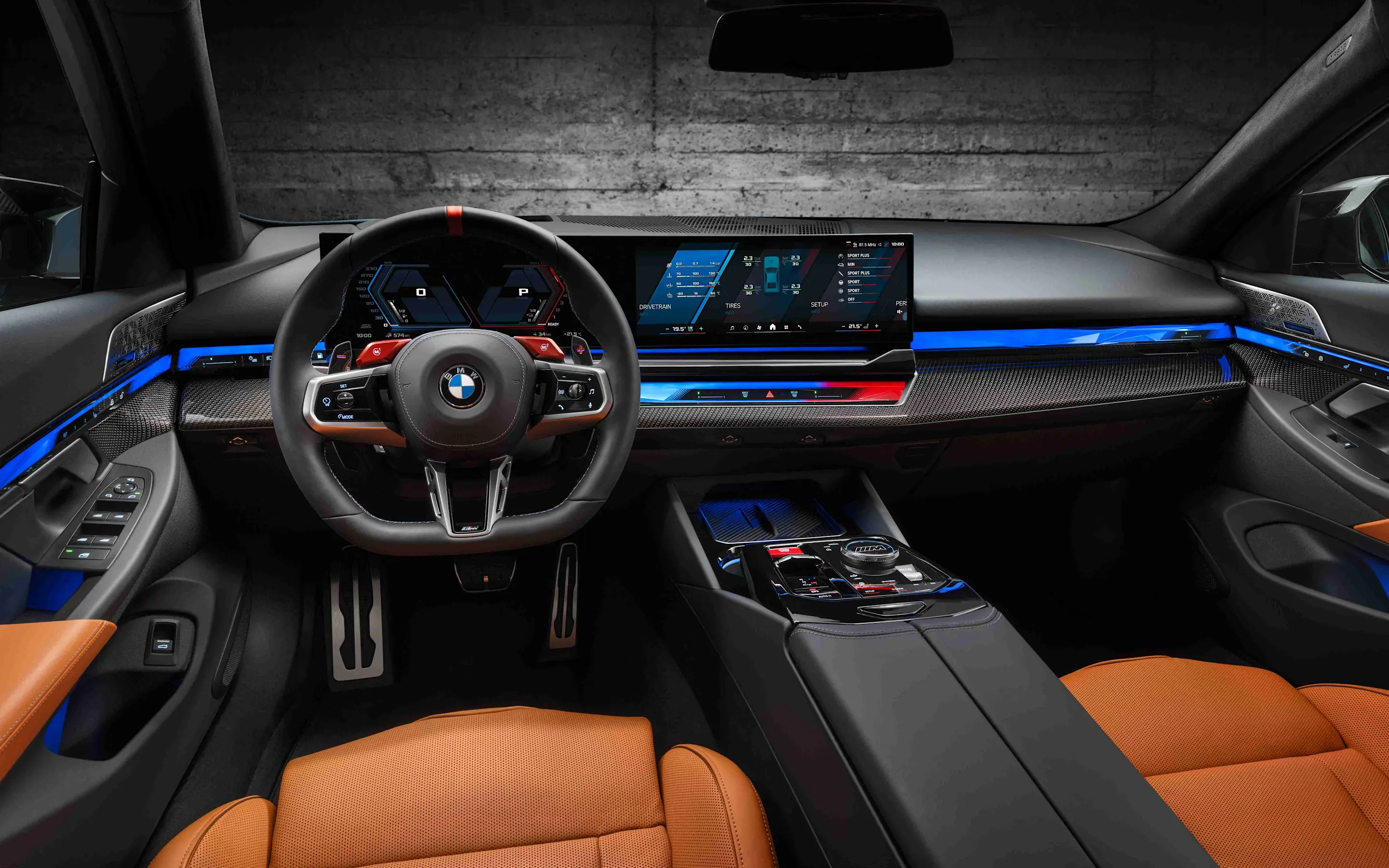 Cockpit van de BMW M5