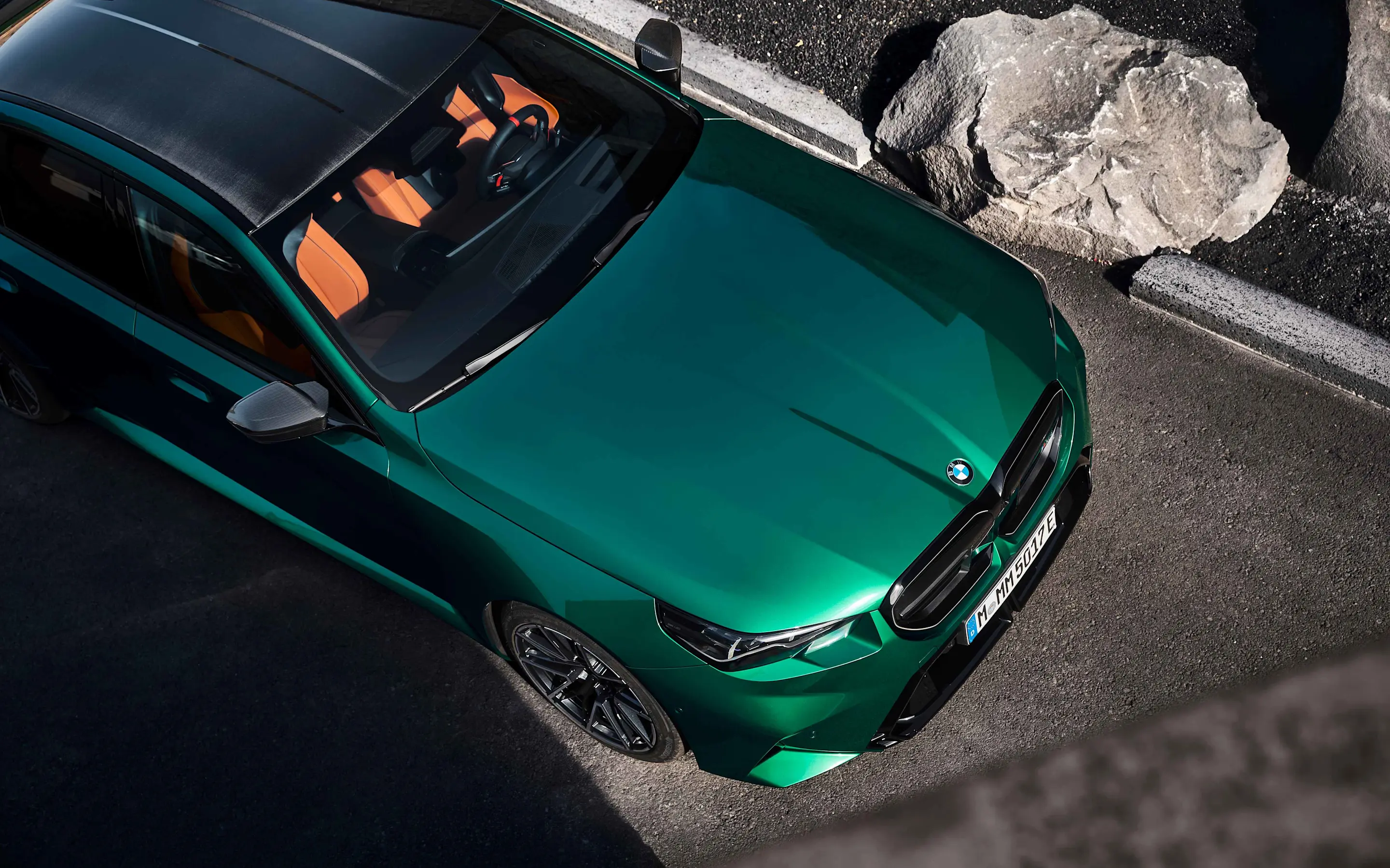 Het bovenaanzicht van de BMW M5