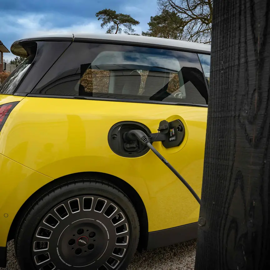 Een detail van de achterzijde van de nieuwe MINI Cooper