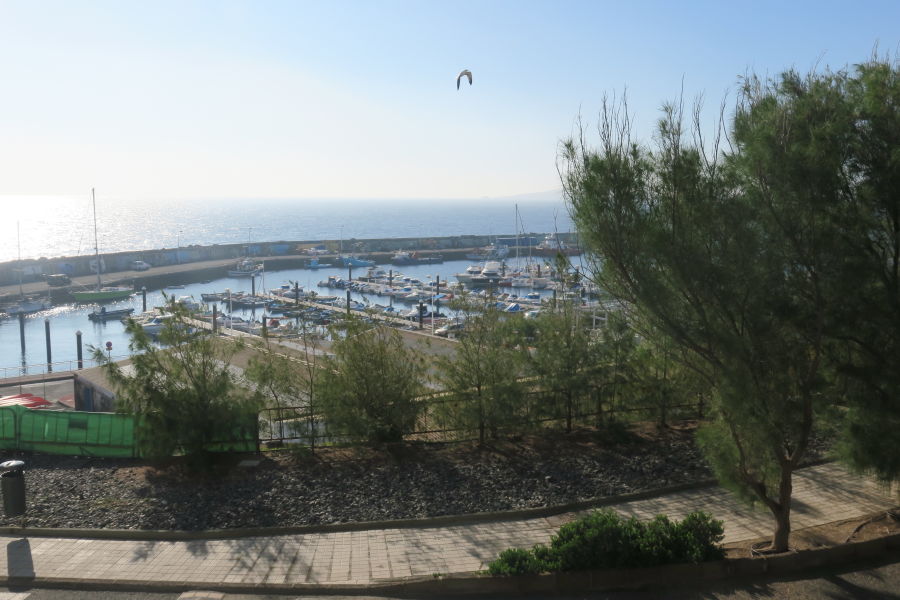 View over the harbor