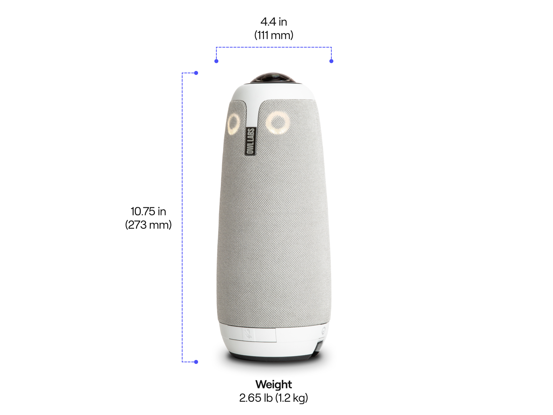 Meeting Owl 3 + Expansion Mic – Extend Audio 8ft (2.5m) for Larger