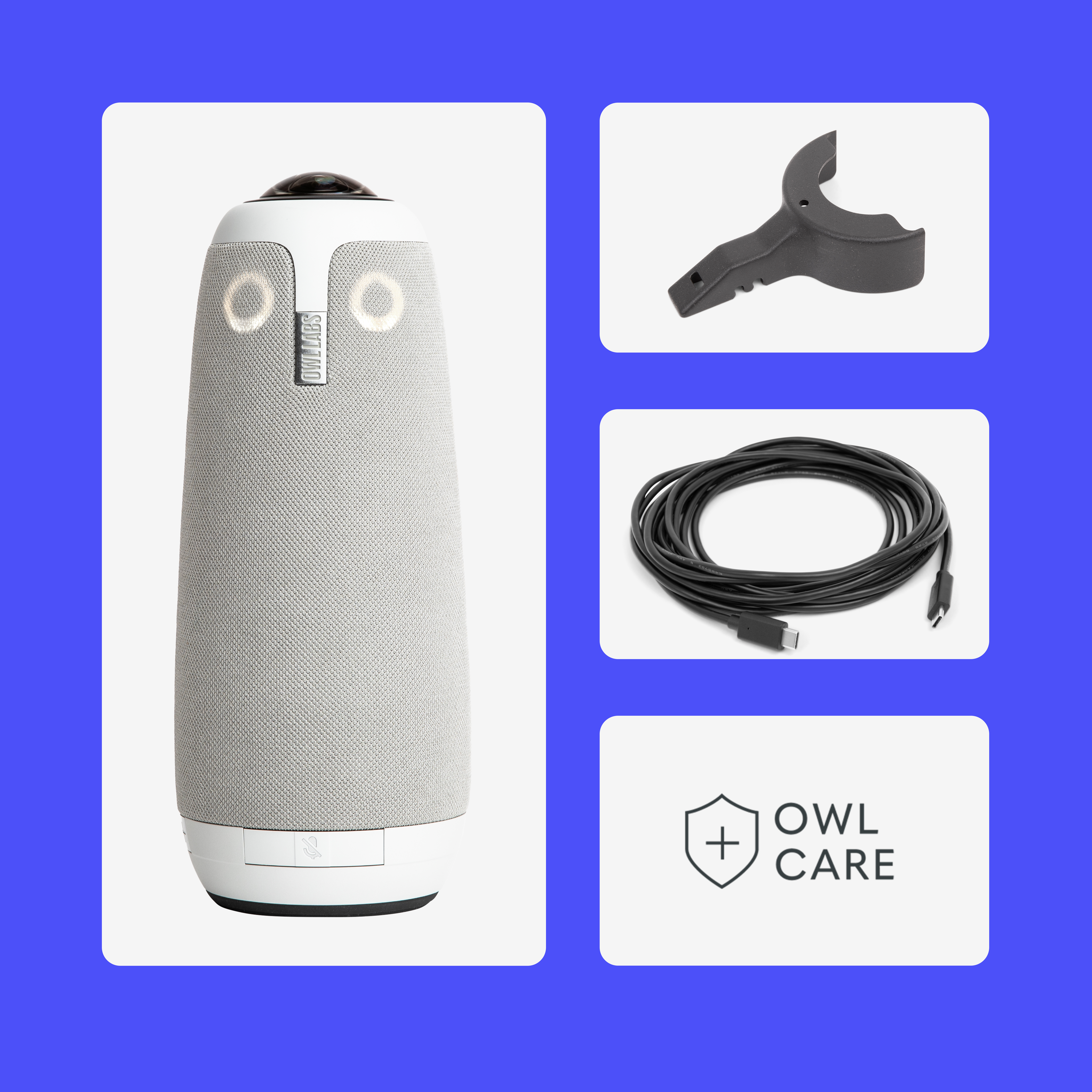 Meeting Owl 3: 360° Video Conferencing Camera, Mic, and Speaker