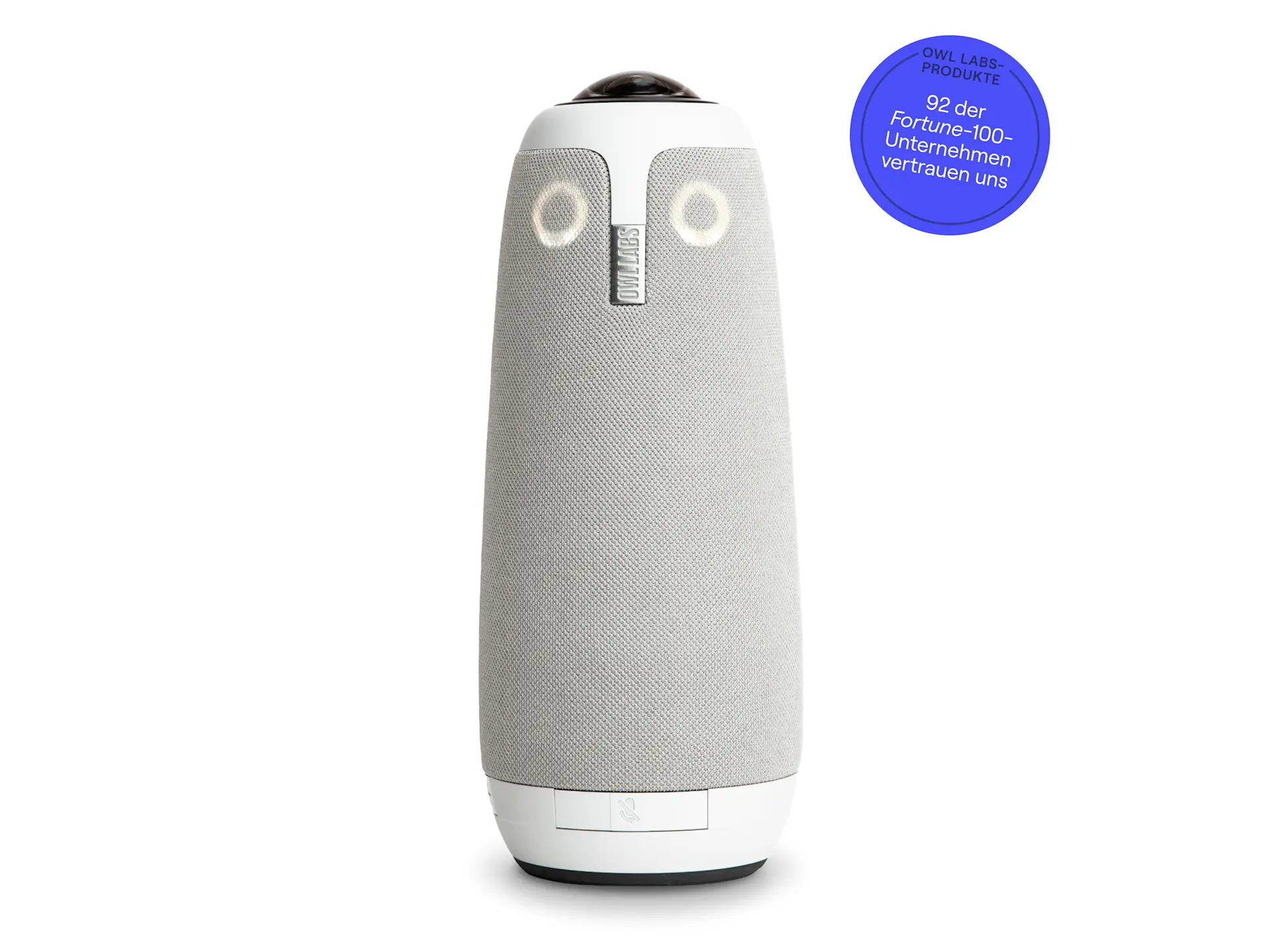 Product Imagery for Meeting Owl with badge Trusted by 92 out of the Fortune 100