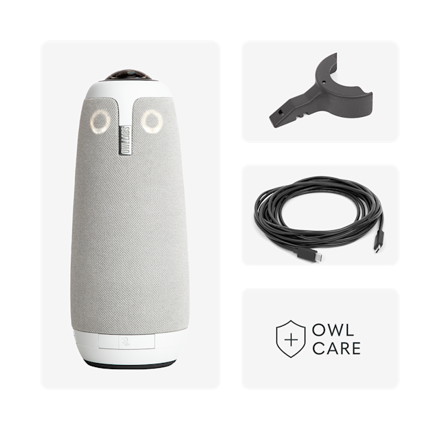 Meeting Owl 4+ 360-Degree, 4K Smart Video Conference Camera, Microphone ...